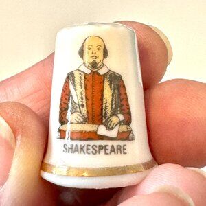 Shakespeare Collectible Thimble